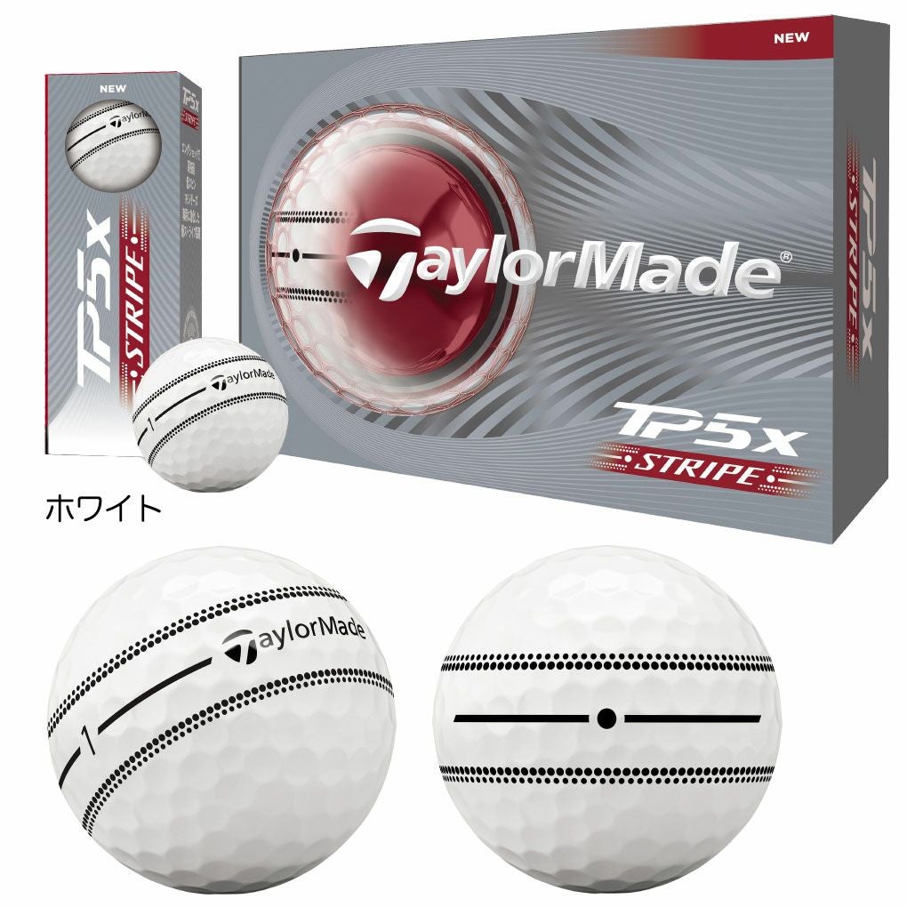 テーラーメイド TM26 TP5 ストライプ TP5x ストライプ ボール ゴルフ