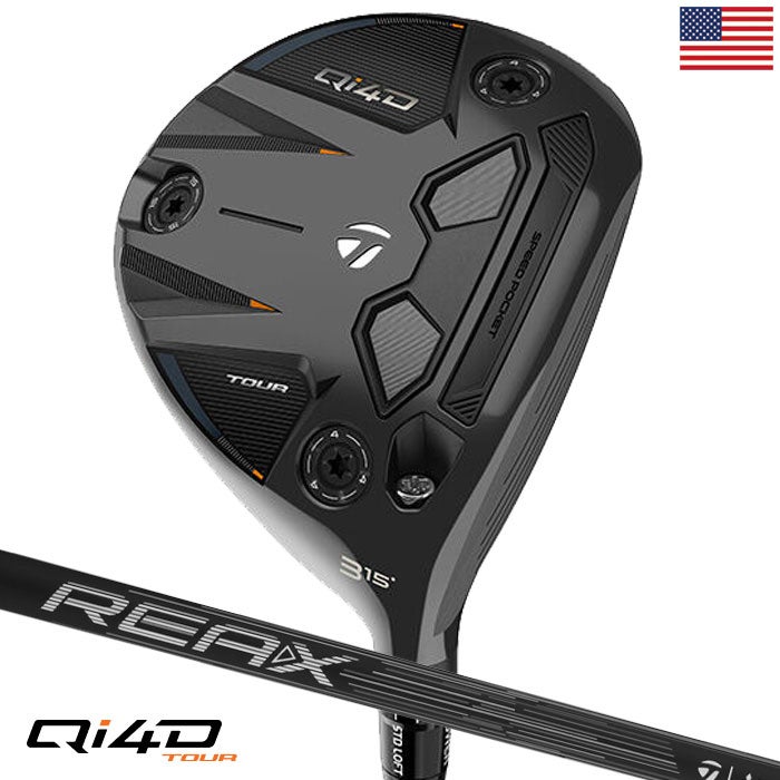 テーラーメイドQi4DTourフェアウェイウッドメンズ右用2026年モデルUSA直輸入品