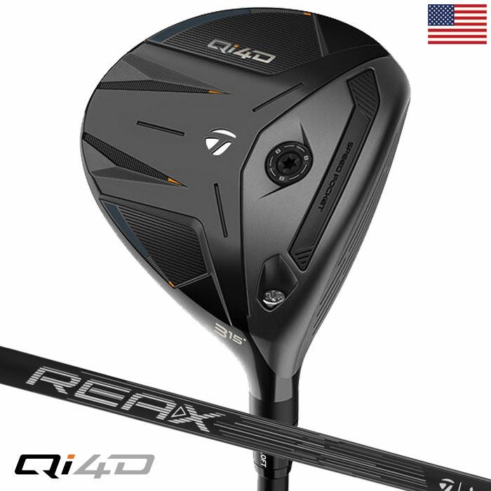 テーラーメイドQi4Dフェアウェイウッドメンズ右用2026年モデルUSA直輸入品