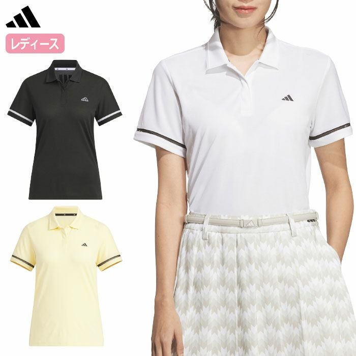 アディダス半袖ポロシャツQB339レディースゴルフウェアゴルフ2025秋冬モデルadidas日本正規品