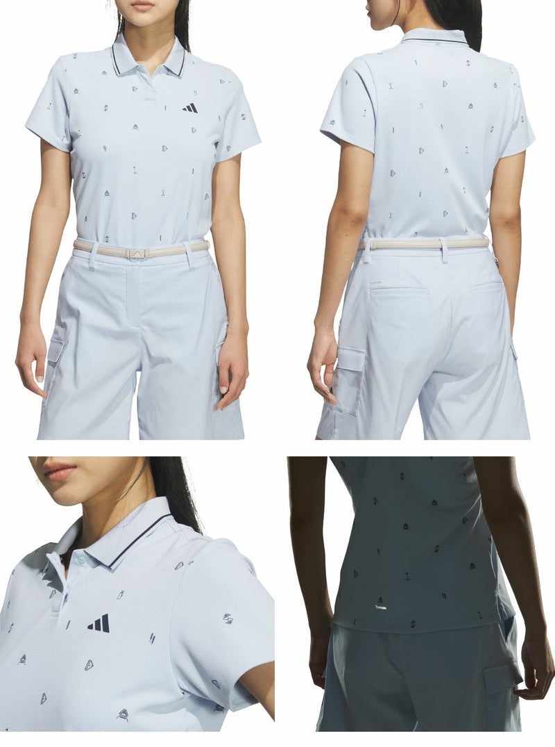 アディダス半袖ポロシャツSF640レディースゴルフウェアゴルフ2025秋冬モデルadidas日本正規品
