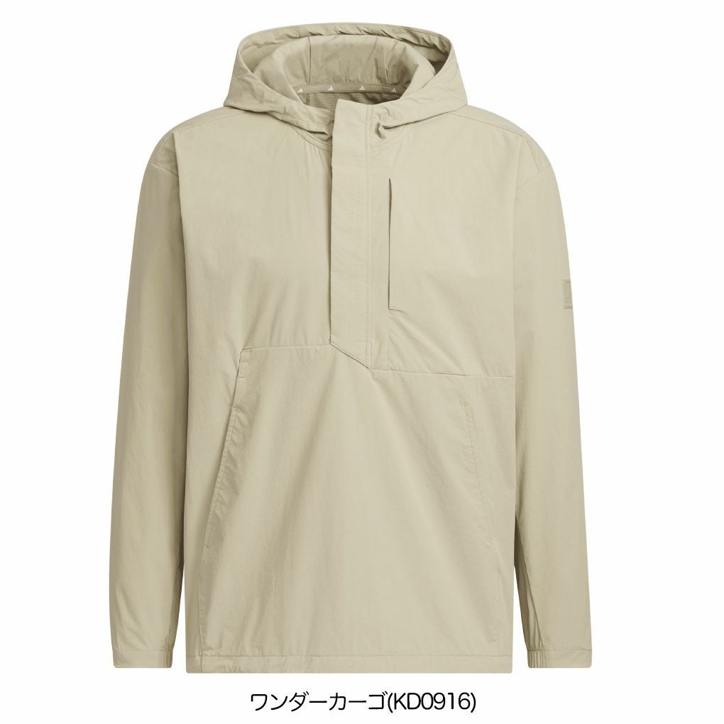 アディダス 接触冷感 撥水 リフレクティブ付き アノラックフーディー