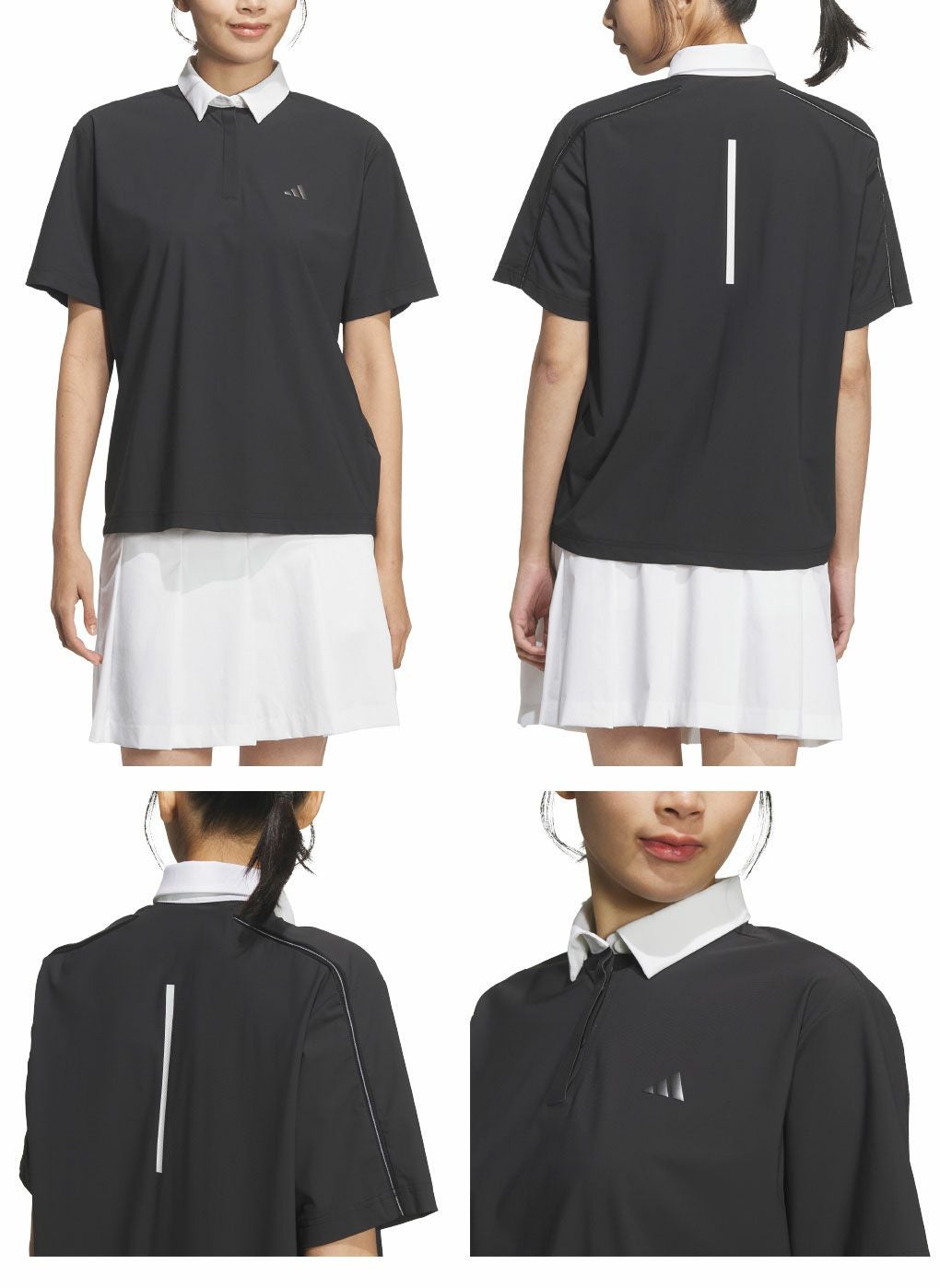 アディダス半袖シャツVK345レディースゴルフウェアゴルフ2025秋冬モデルadidas日本正規品