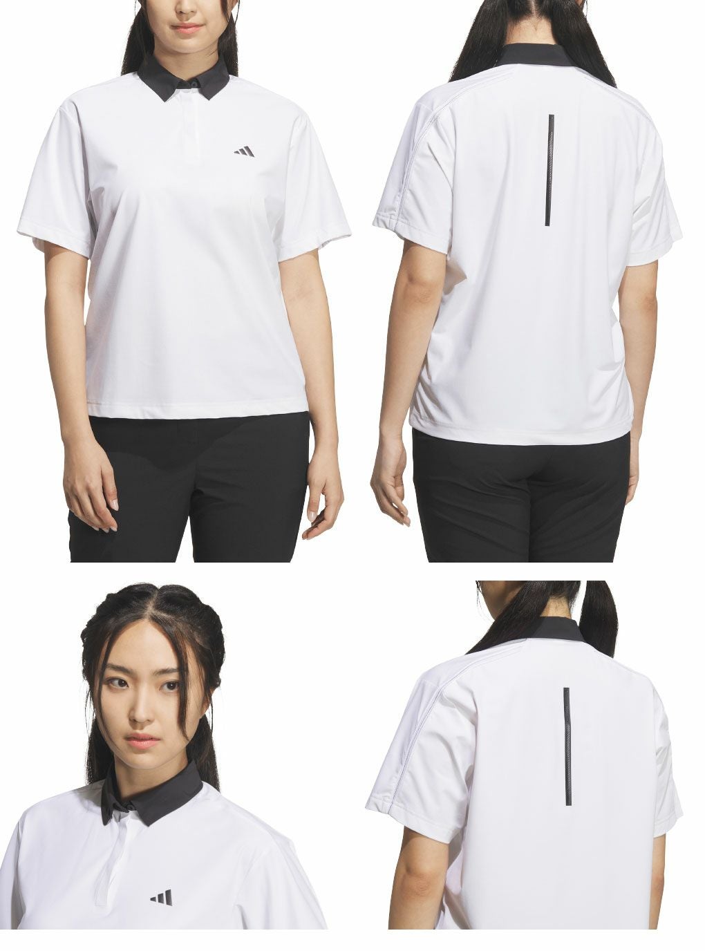 アディダス半袖シャツVK345レディースゴルフウェアゴルフ2025秋冬モデルadidas日本正規品