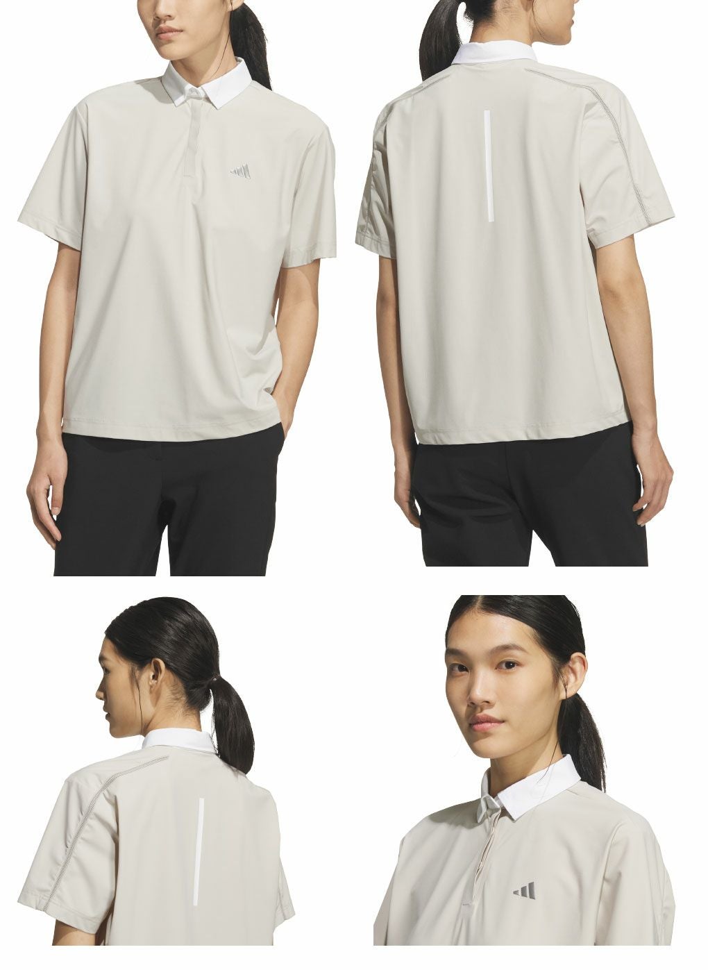 アディダス半袖シャツVK345レディースゴルフウェアゴルフ2025秋冬モデルadidas日本正規品