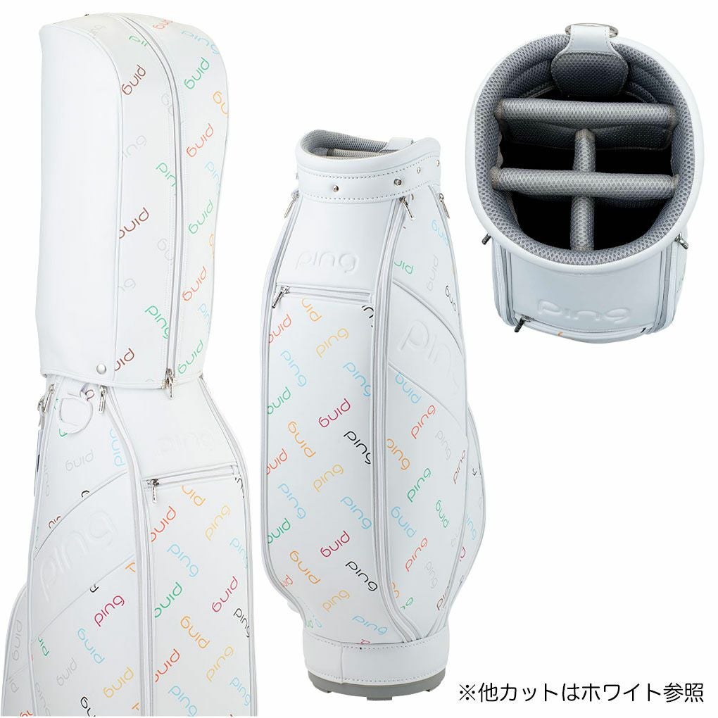PINGピンCB-L2503モノグラム8.5型レディースキャディバッグ8.5型ゴルフ2026年モデル日本正規品