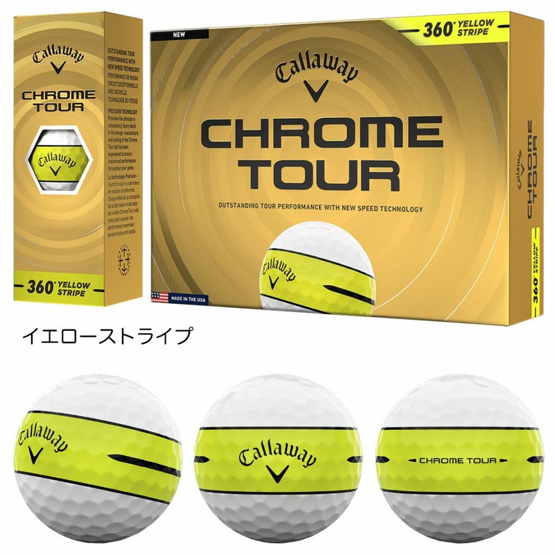 キャロウェイCHROMETOURクロムツアーボール12球入2026年モデルゴルフゴルフボール