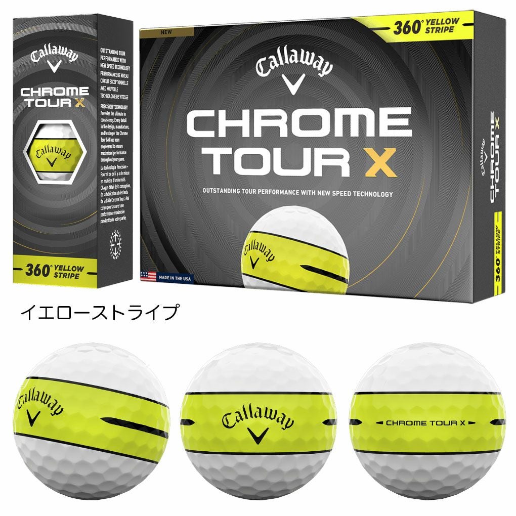 キャロウェイCHROMESOFTXクロムソフトボール12球入2026年モデルゴルフゴルフボール