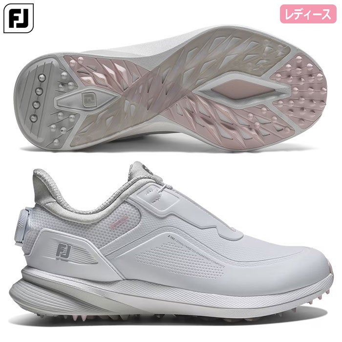 【新品　未使用】FootJoy ゴルフシューズ 女性用 グレー23cm FootJoy（フットジョイ） レディース 2025 クオンタム LACED スパイク