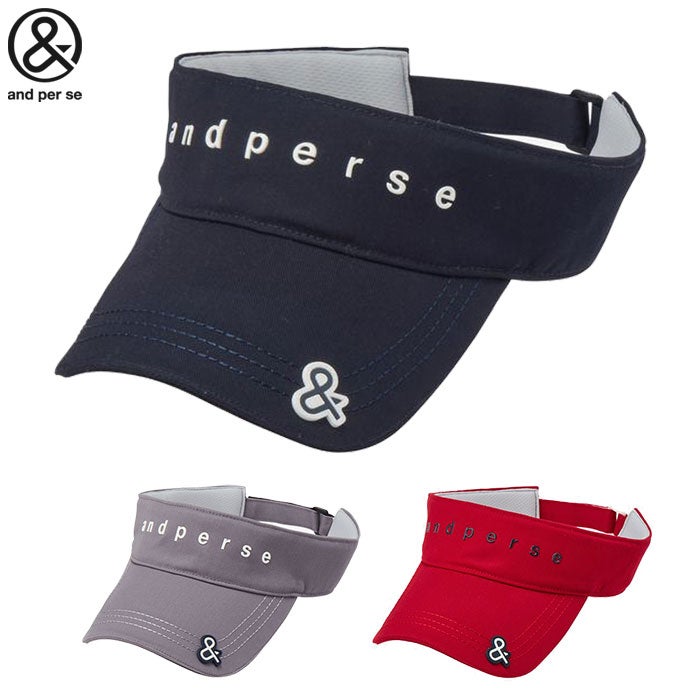アンパスィサンバイザーメンズゴルフキャップ帽子andperse2026春夏モデル日本正規品