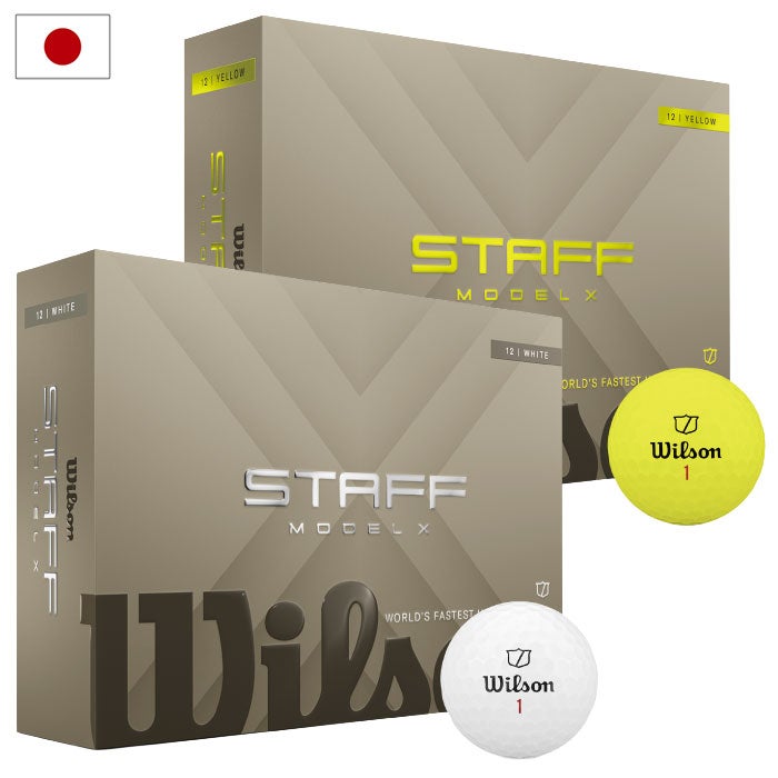 ウイルソンスタッフStaffModelX4ピースゴルフボール1ダース(12個入り)2026年モデルWilson日本正規品