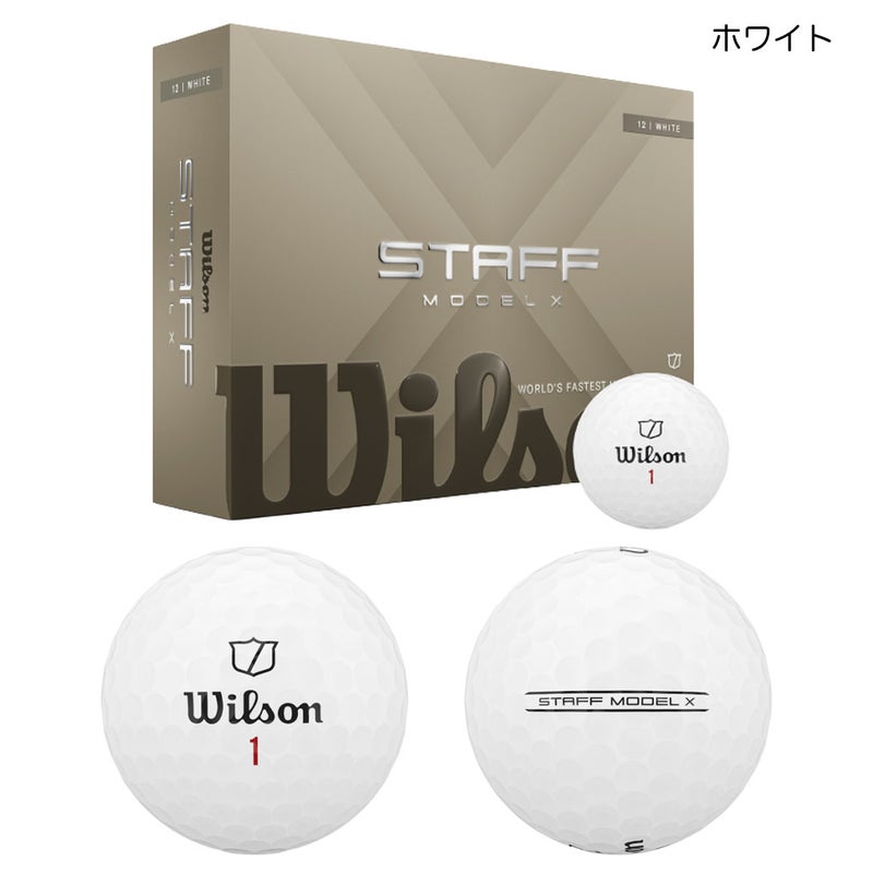 ウイルソンスタッフStaffModelX4ピースゴルフボール1ダース(12個入り)2026年モデルWilson日本正規品