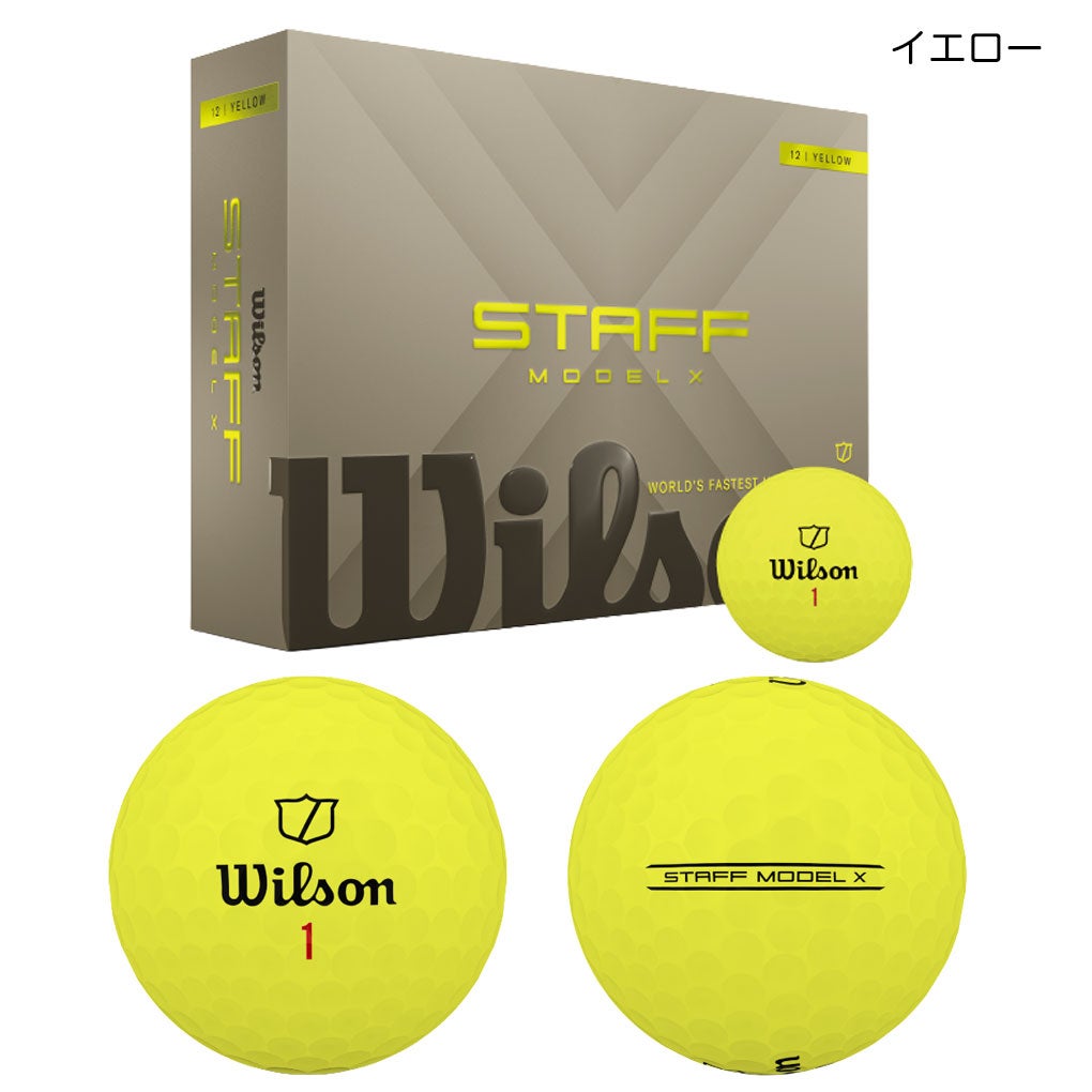 ウイルソンスタッフStaffModelX4ピースゴルフボール1ダース(12個入り)2026年モデルWilson日本正規品