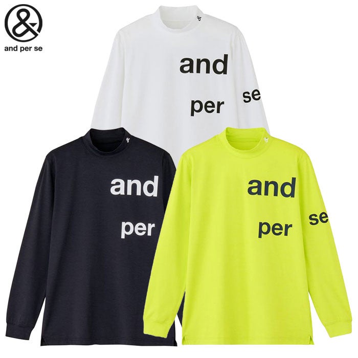 アンパスィシャツ長袖メンズandperse2026春夏モデル日本正規品