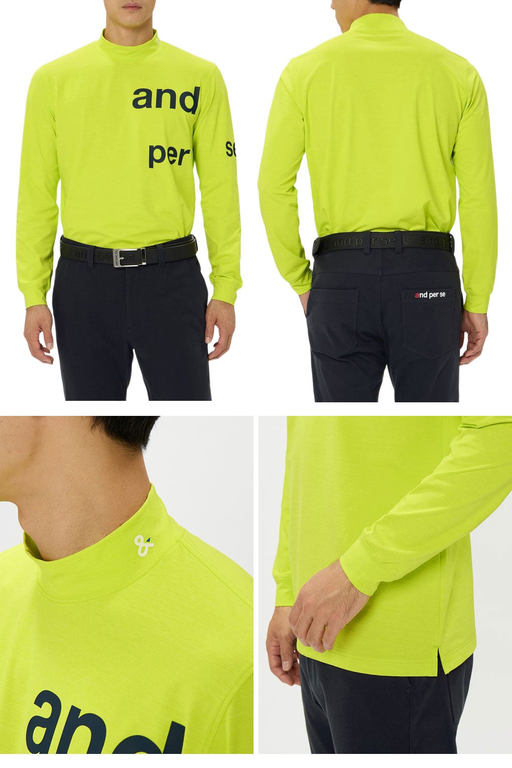 アンパスィシャツ長袖メンズandperse2026春夏モデル日本正規品