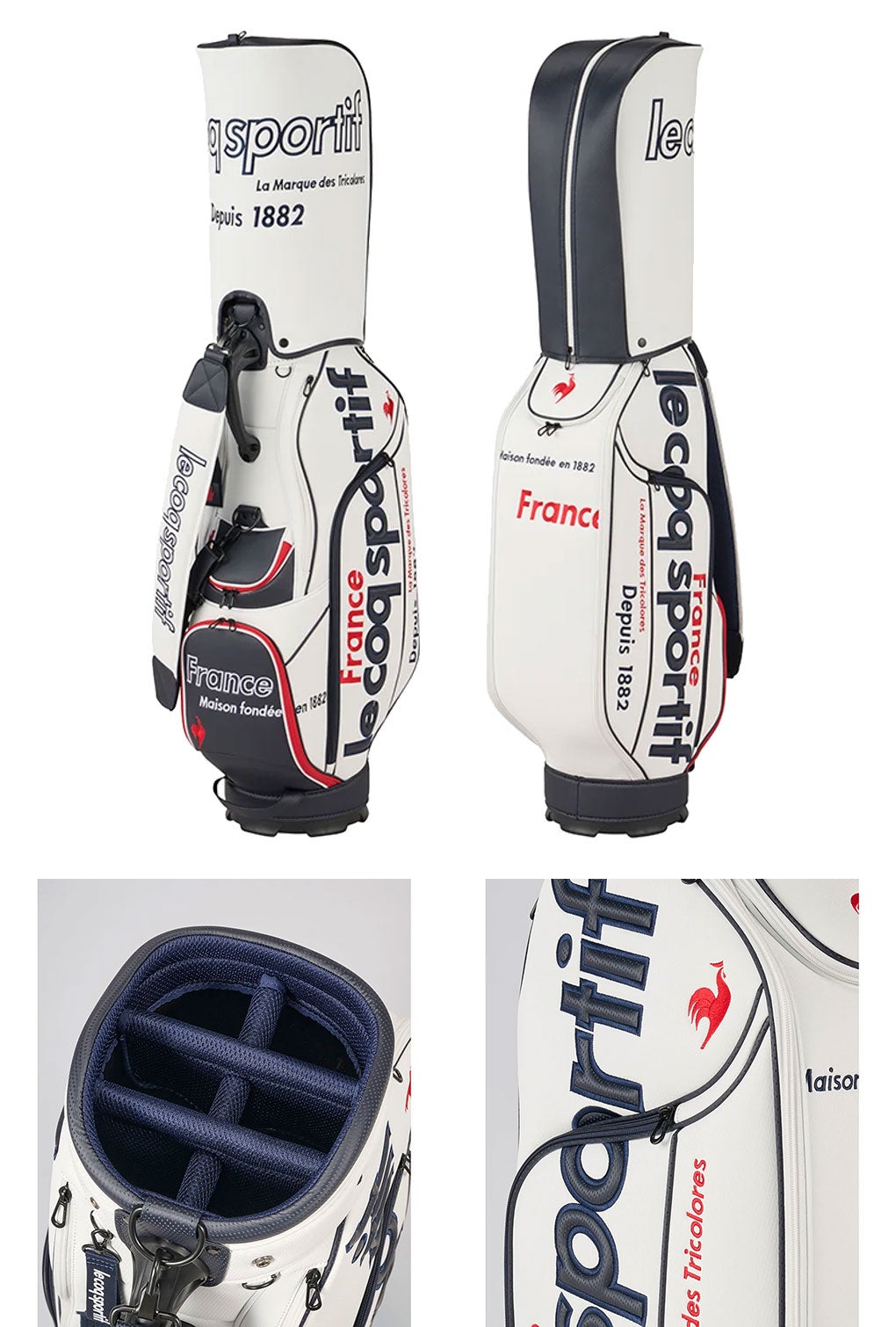 ルコックスポルティフキャディバッグ9.5型ゴルフlecoqsportifgolf日本正規品