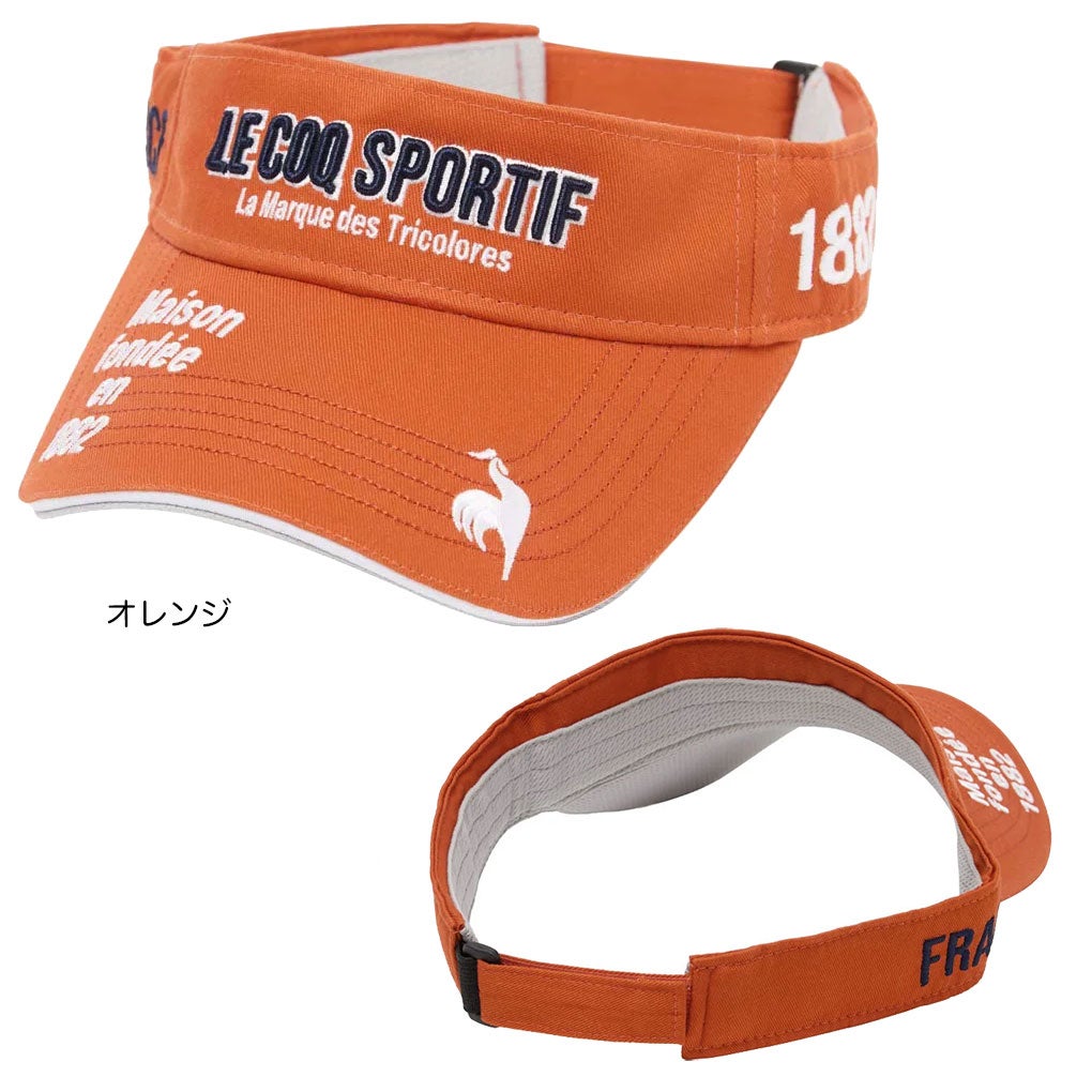ルコックスポルティフサンバイザーメンズlecoqsportifGOLF日本正規品