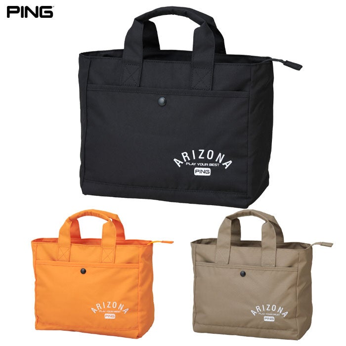 PING カジュアルラウンドトートバッグ レモン PING（ピン）ラウンドバッグ｜丈夫で使いやすいカートバッグ