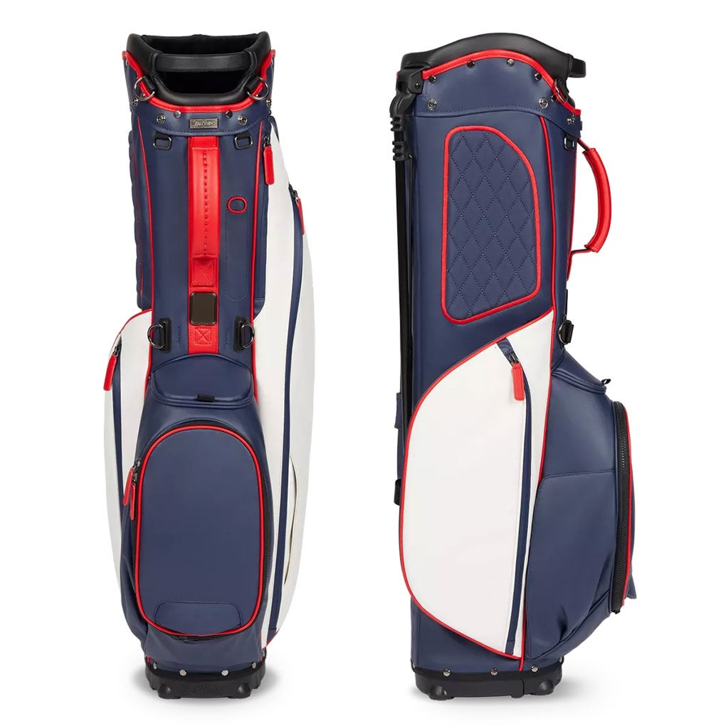 楽*遊様 Titleist キャディバッグ タイトリスト キャディバッグ LINKSLEGEND Members Bag 4分割 スタンド