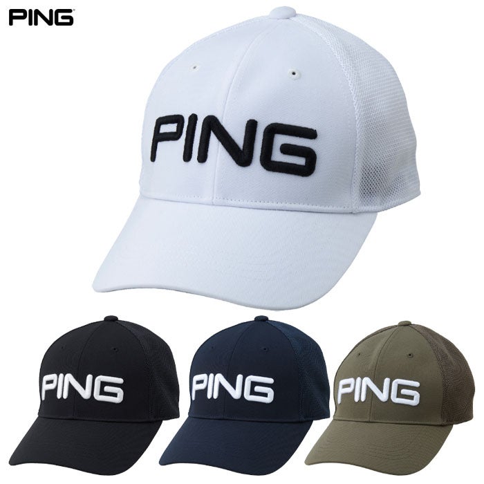 PINGピンHW-U2604メッシュキャップメンズ帽子ゴルフキャップ2026春夏モデル追加カラーモデル日本正規品