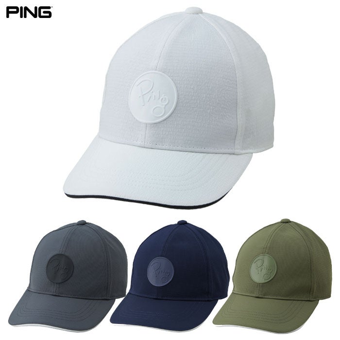 PINGピンHW-U2605シアサッカーキャップメンズ帽子ゴルフキャップ2026春夏モデル追加カラーモデル日本正規品