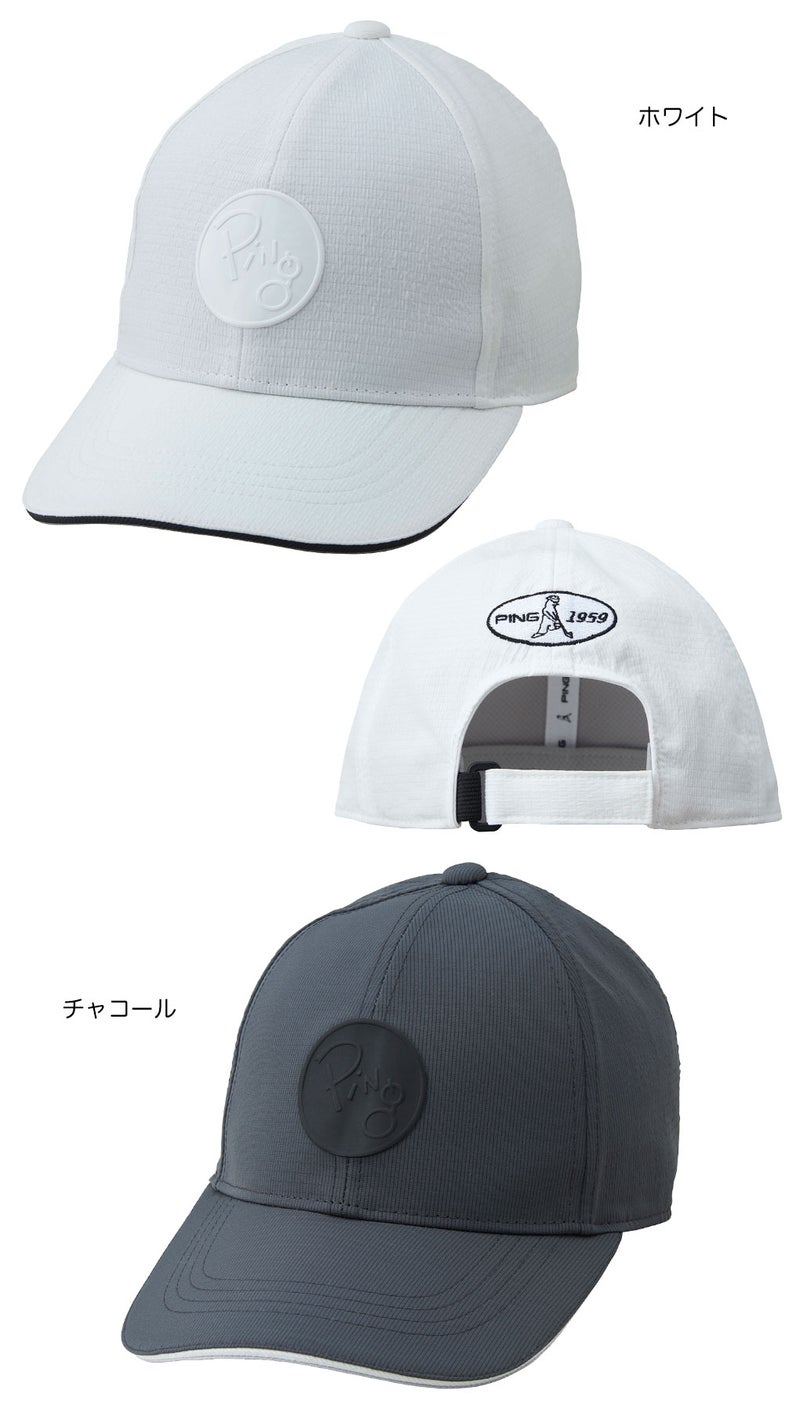 PINGピンHW-U2605シアサッカーキャップメンズ帽子ゴルフキャップ2026春夏モデル追加カラーモデル日本正規品