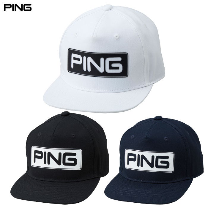 PINGピンHW-U2608キャンディーバーフラットビルキャップメンズ帽子ゴルフキャップ2026春夏モデル追加カラーモデル日本正規品