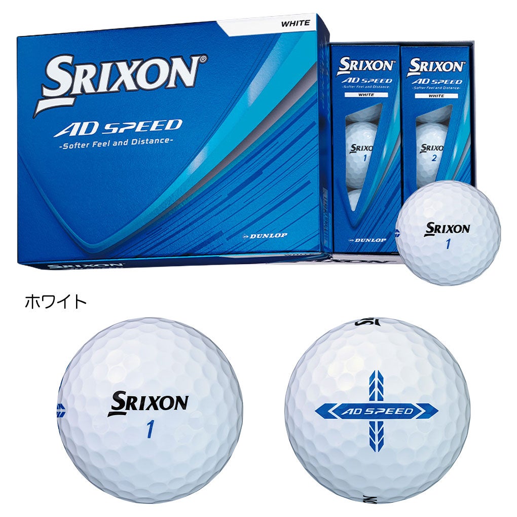 スリクソンADSPEEDADスピードボール3ダース36球入り2ピースSRIXONゴルフボール日本正規品2026年モデル