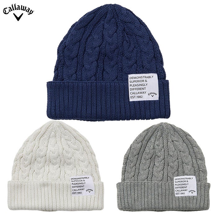キャロウェイビーニーメンズゴルフキャップ帽子2025秋冬モデル日本正規品