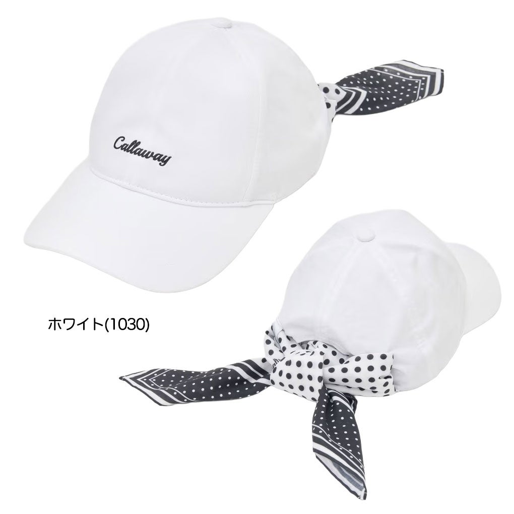 キャロウェイ スカーフ付きキャップ C26191205 レディース 帽子