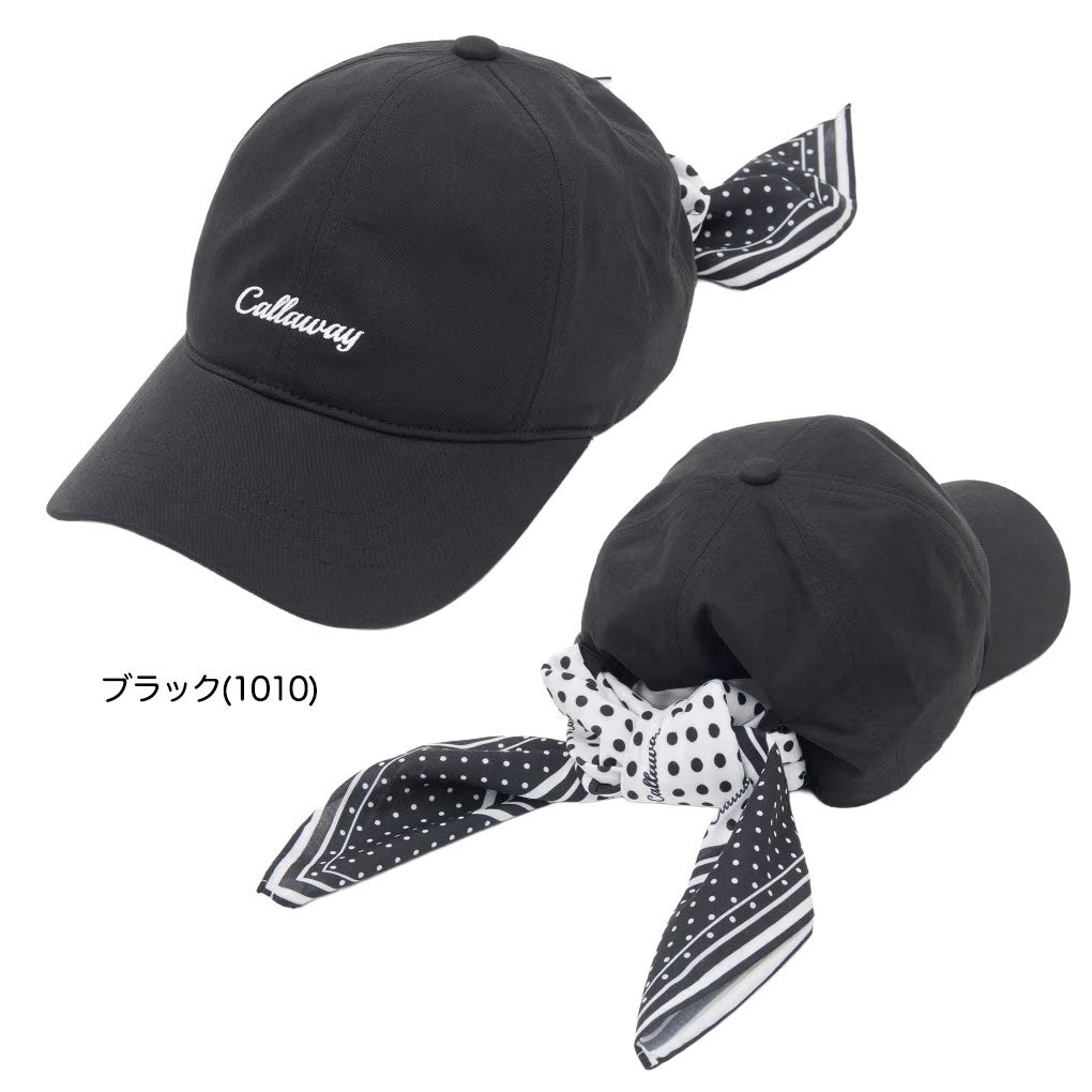 キャロウェイ スカーフ付きキャップ C26191205 レディース 帽子