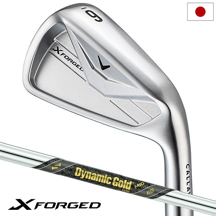 キャロウェイXFORGEDアイアン5本セット(6-9,PW)メンズ右用スチールシャフト日本正規品2026年モデル