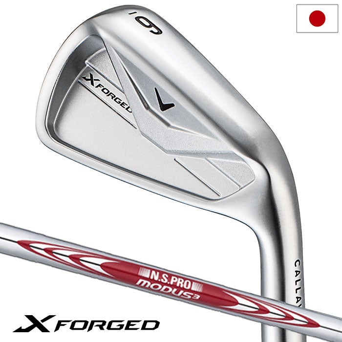 キャロウェイXFORGEDアイアン5本セット(6-9,PW)メンズ右用スチールシャフト日本正規品2026年モデル
