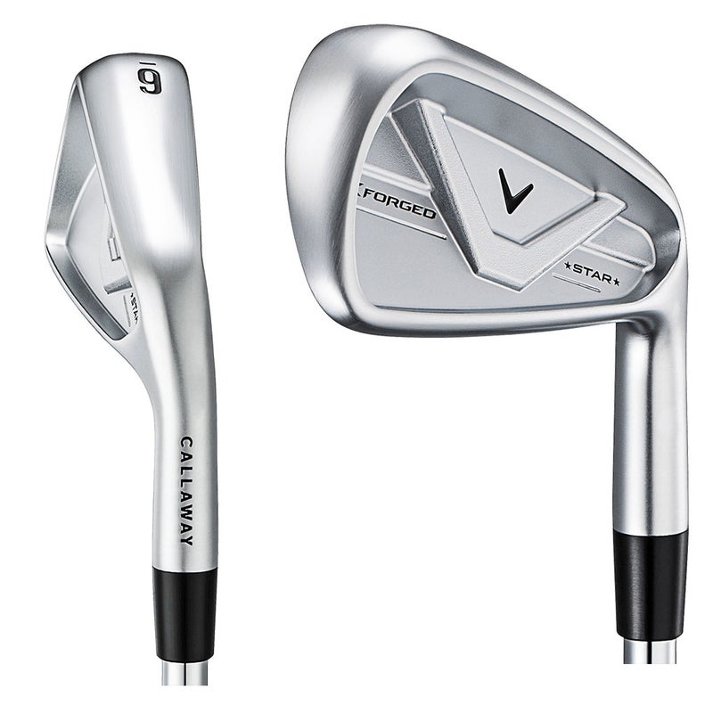キャロウェイXFORGEDSTARアイアン5本セット(6-9,PW)メンズ右用スチールシャフト日本正規品2026年モデル
