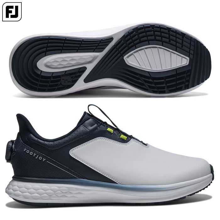 FootJoy ゴルフシューズ グレー/ライム フットジョイ スパイクレスシューズ｜最新プロSL等