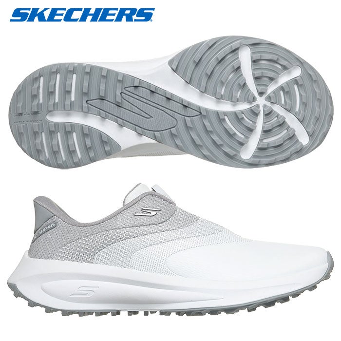 ☆美品☆SKECHERS スリップインズ メンズゴルフシューズ スケッチャーズ スリップインズ ゴーゴルフ プレステージ SL 214126