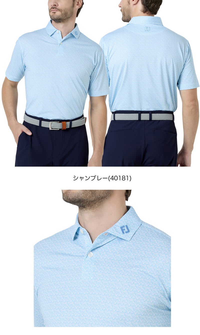 フットジョイシャツメンズゴルフウェアFOOTJOY2026春夏モデル日本正規品