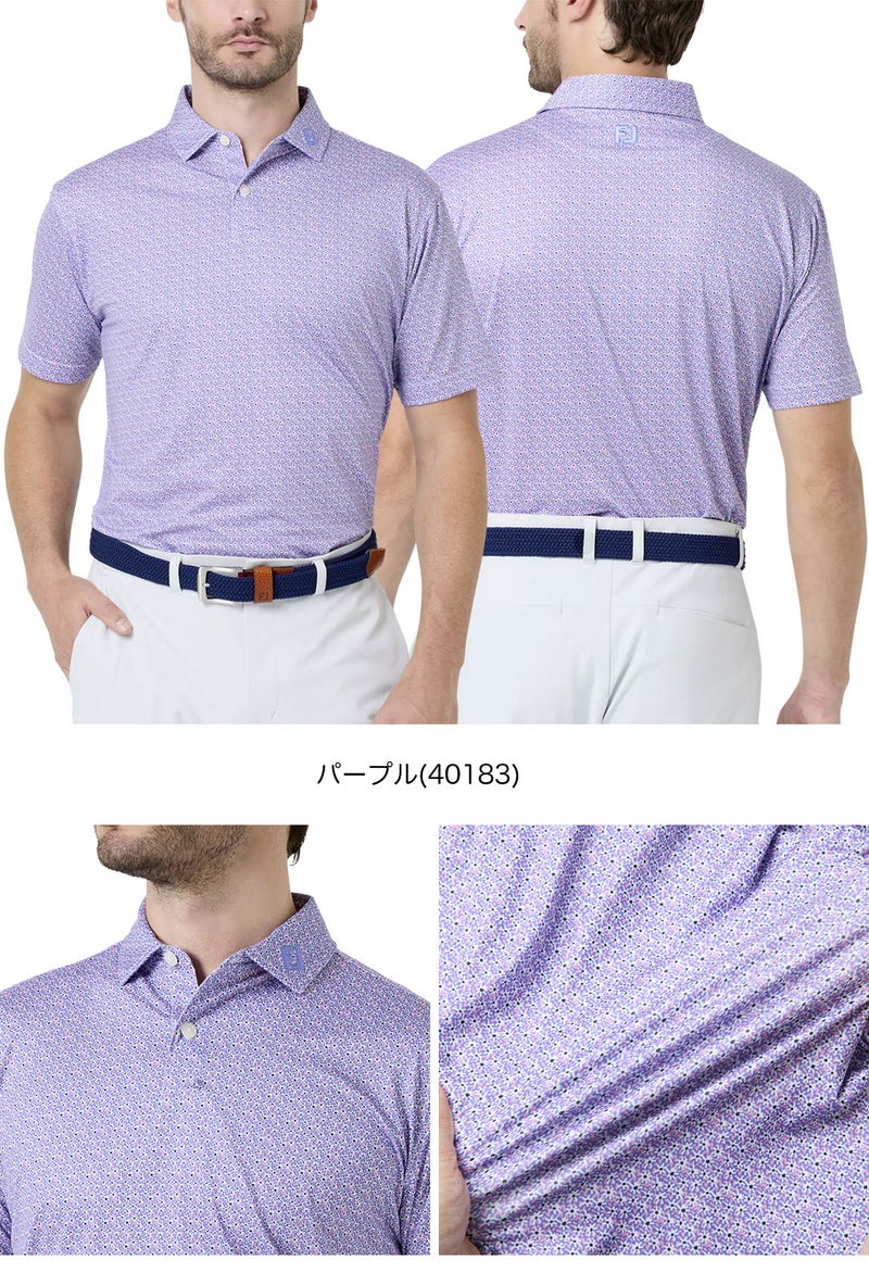 フットジョイシャツメンズゴルフウェアFOOTJOY2026春夏モデル日本正規品