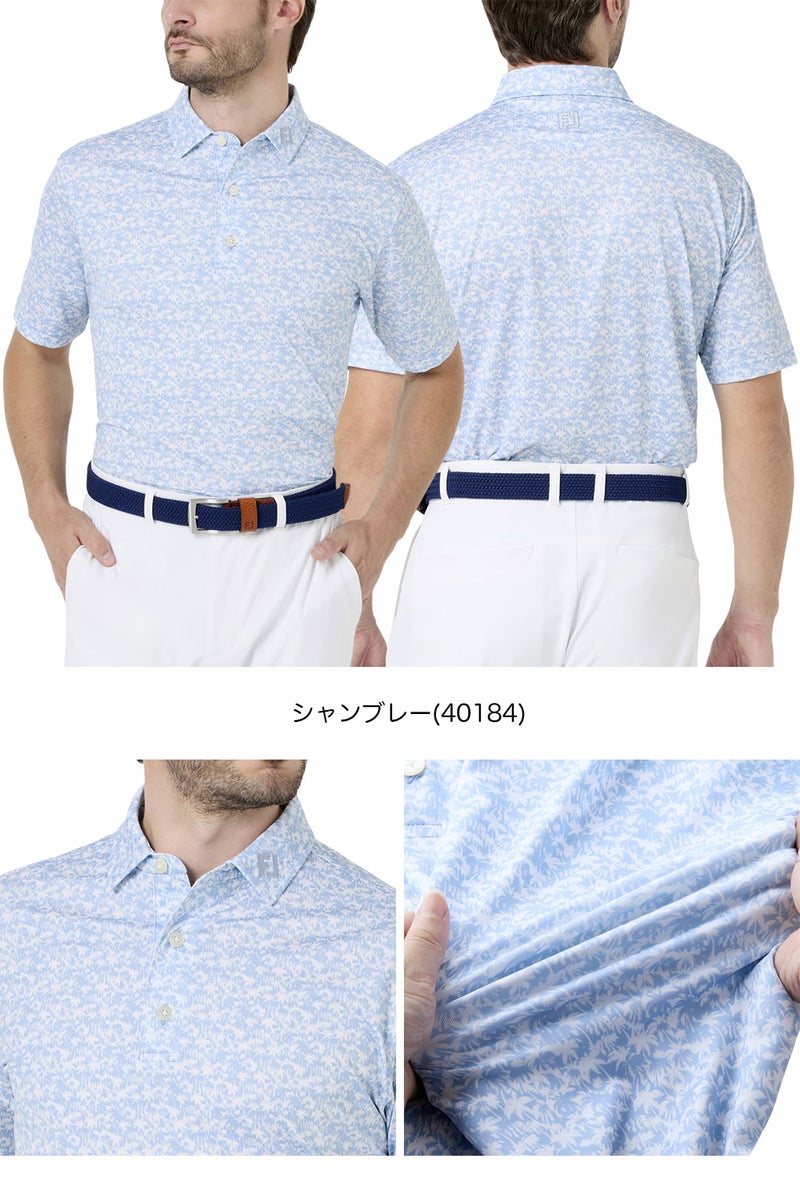 フットジョイシャツメンズゴルフウェアFOOTJOY2026春夏モデル日本正規品