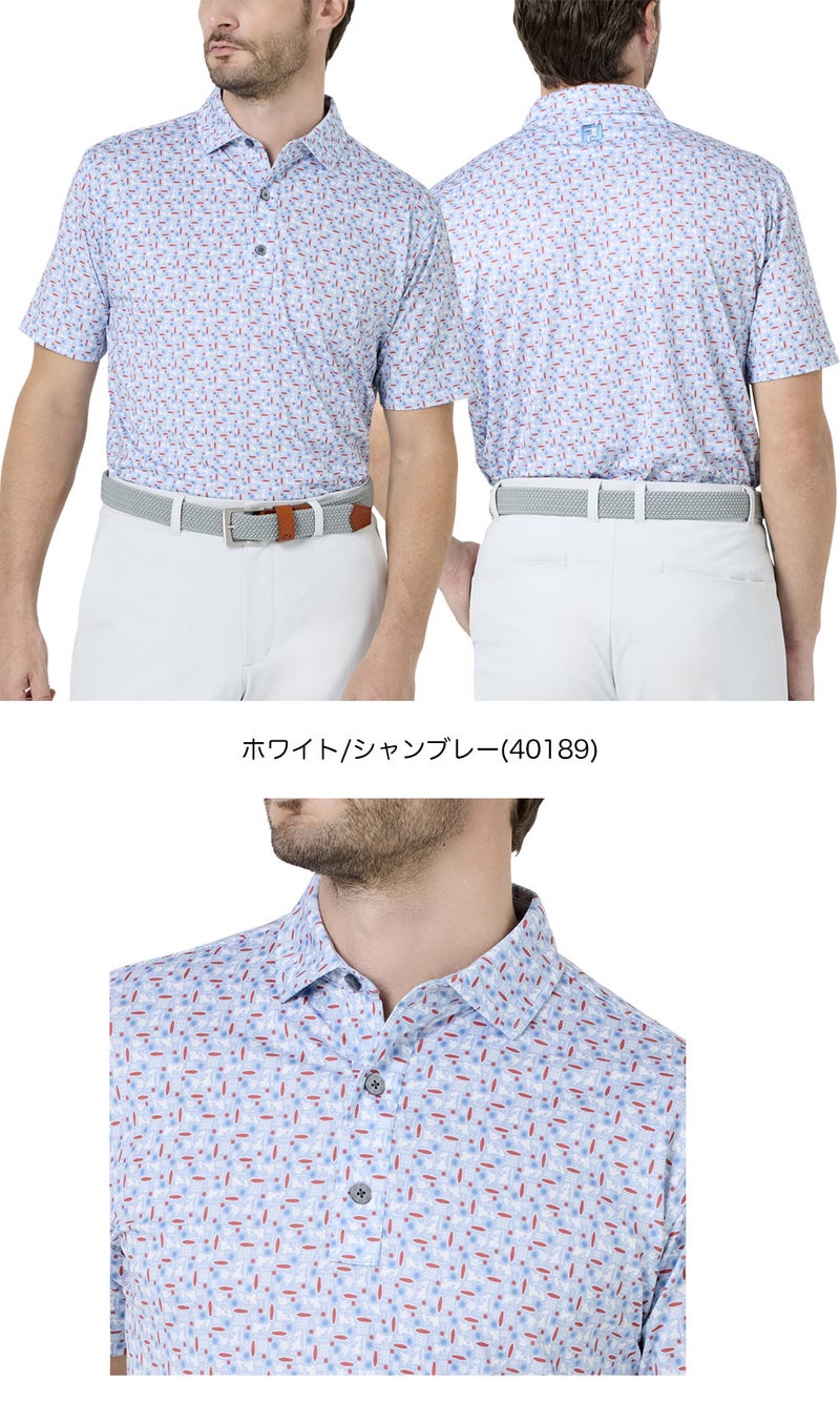 フットジョイシャツメンズゴルフウェアFOOTJOY2026春夏モデル日本正規品