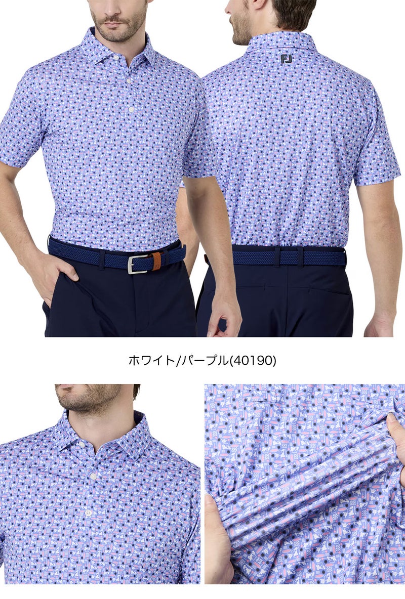 フットジョイシャツメンズゴルフウェアFOOTJOY2026春夏モデル日本正規品