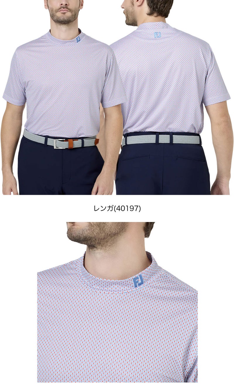 フットジョイシャツメンズゴルフウェアFOOTJOY2026春夏モデル日本正規品