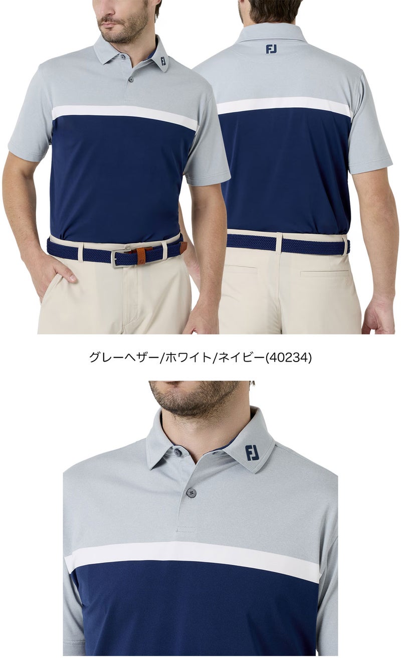 フットジョイシャツメンズゴルフウェアFOOTJOY2026春夏モデル日本正規品