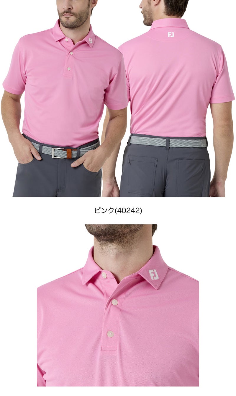 フットジョイシャツメンズゴルフウェアFOOTJOY2026春夏モデル日本正規品