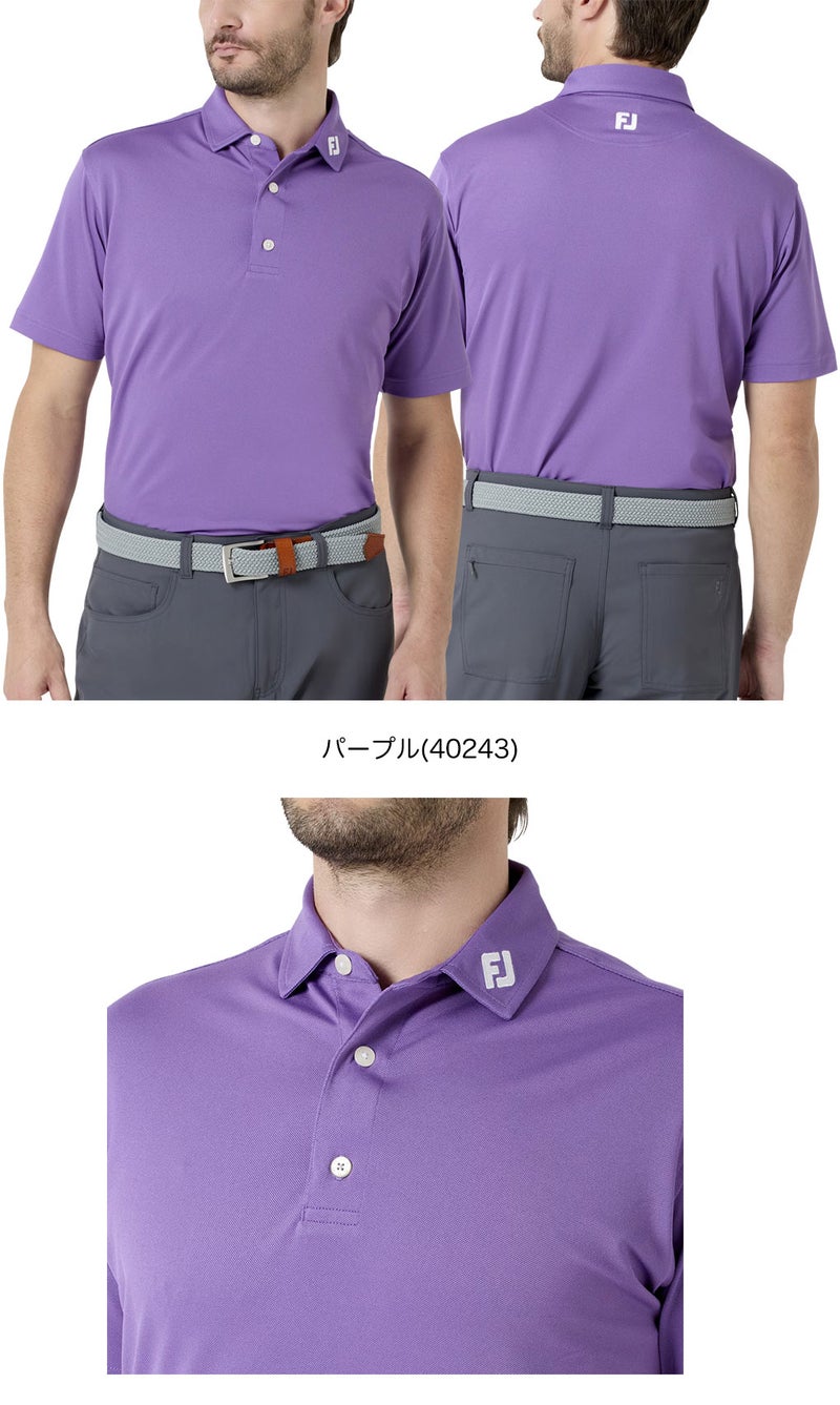 フットジョイシャツメンズゴルフウェアFOOTJOY2026春夏モデル日本正規品