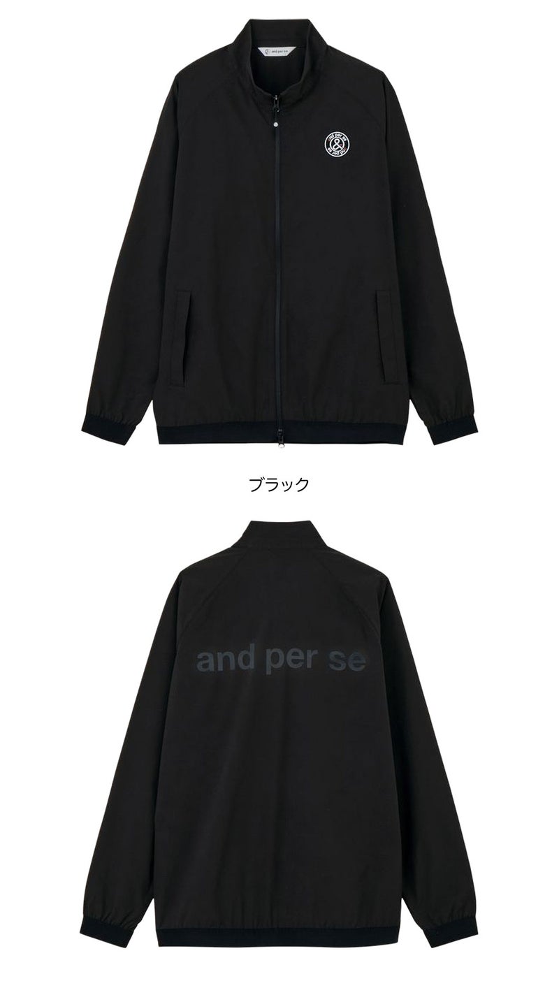 アンパスィジャケット長袖AMF1105G2メンズandperse2026春夏モデル日本正規品