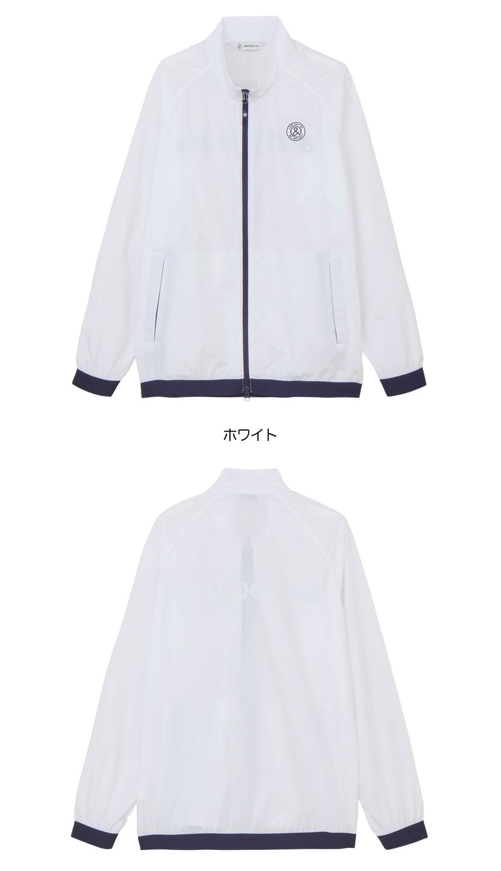 アンパスィジャケット長袖AMF1105G2メンズandperse2026春夏モデル日本正規品