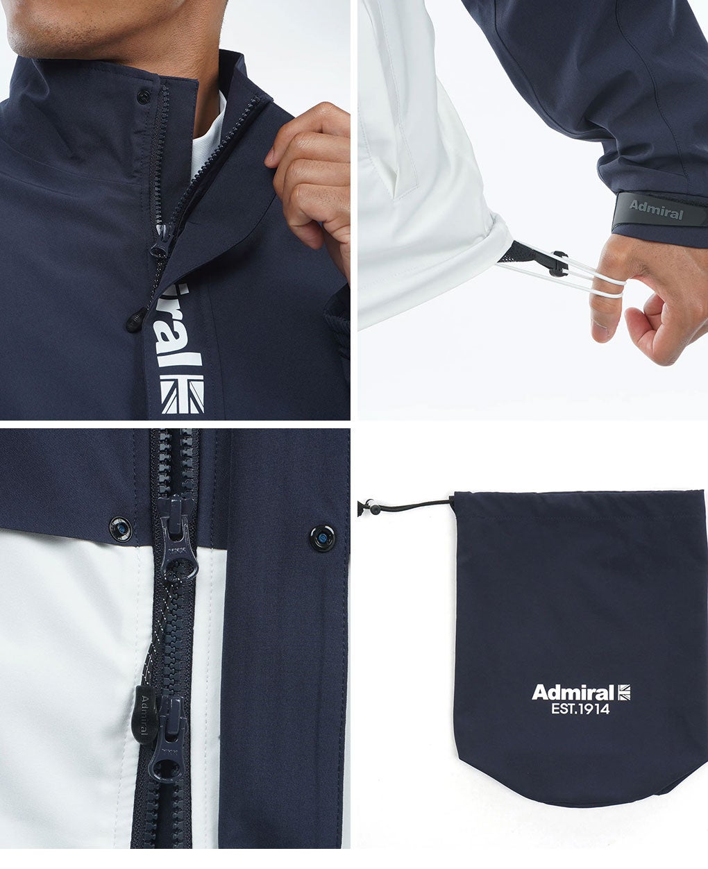 アドミラルAdmiralGolfレインジャケットゴルフ2026年モデル日本正規品