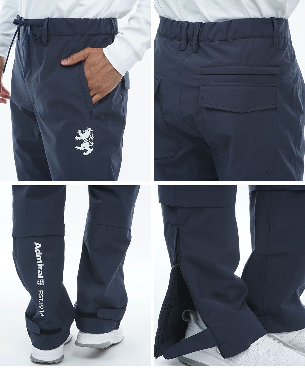 アドミラルAdmiralGolfレインパンツゴルフ2026年モデル日本正規品