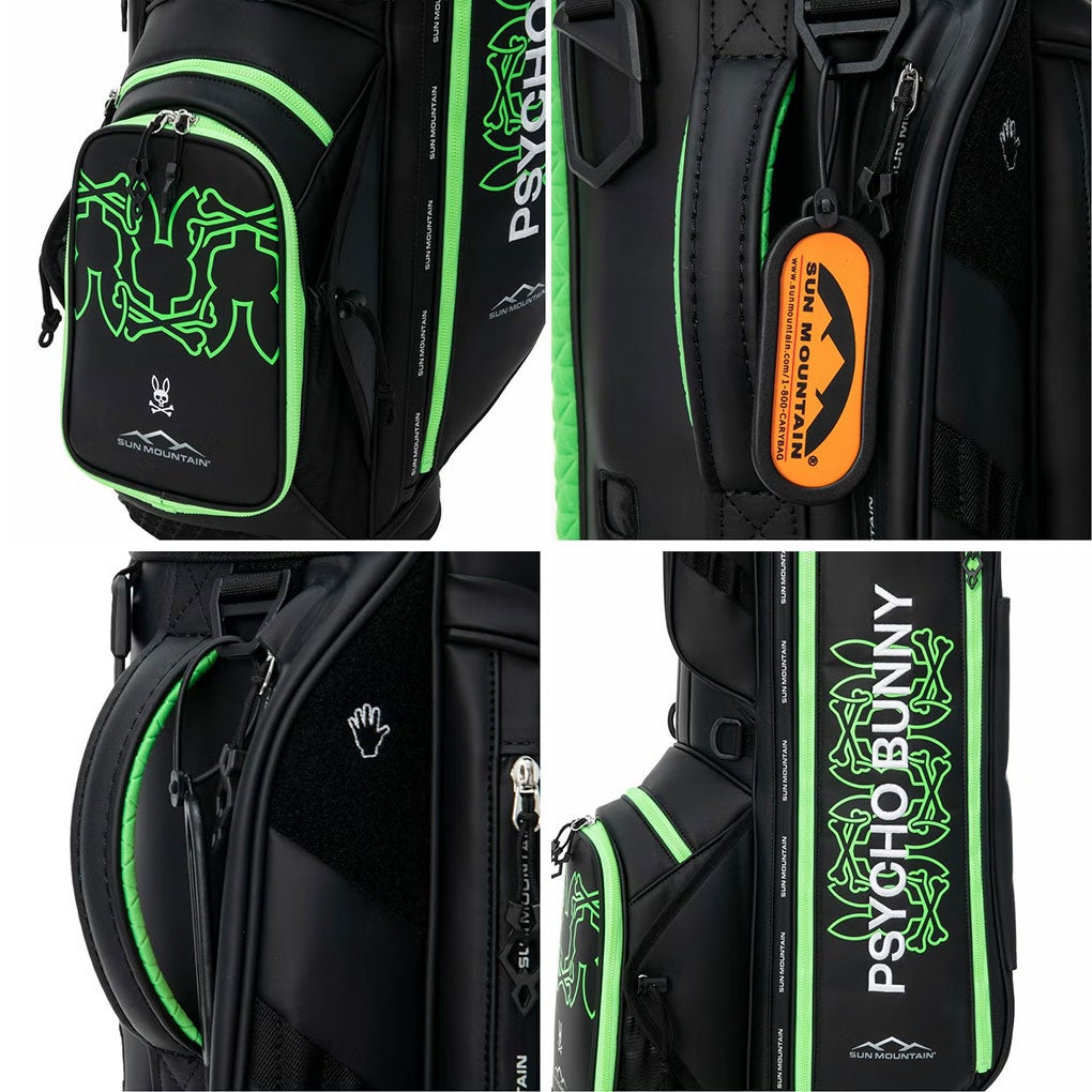 サイコバニーPsychoBunnyキャディバックゴルフバッグ2026年モデル日本正規品